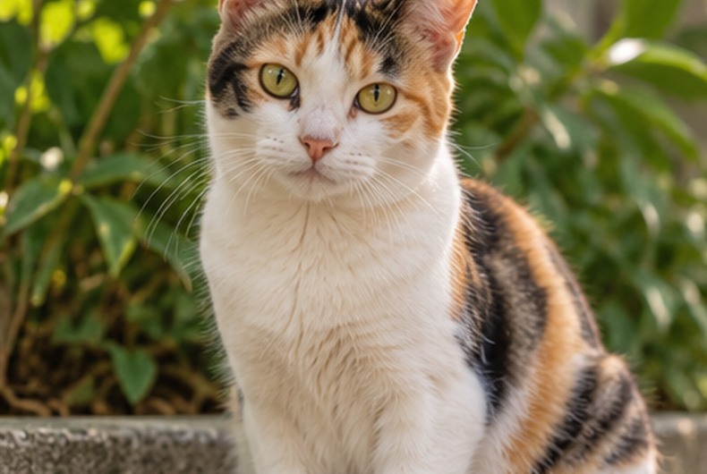 Illustrative photo of a calico cat